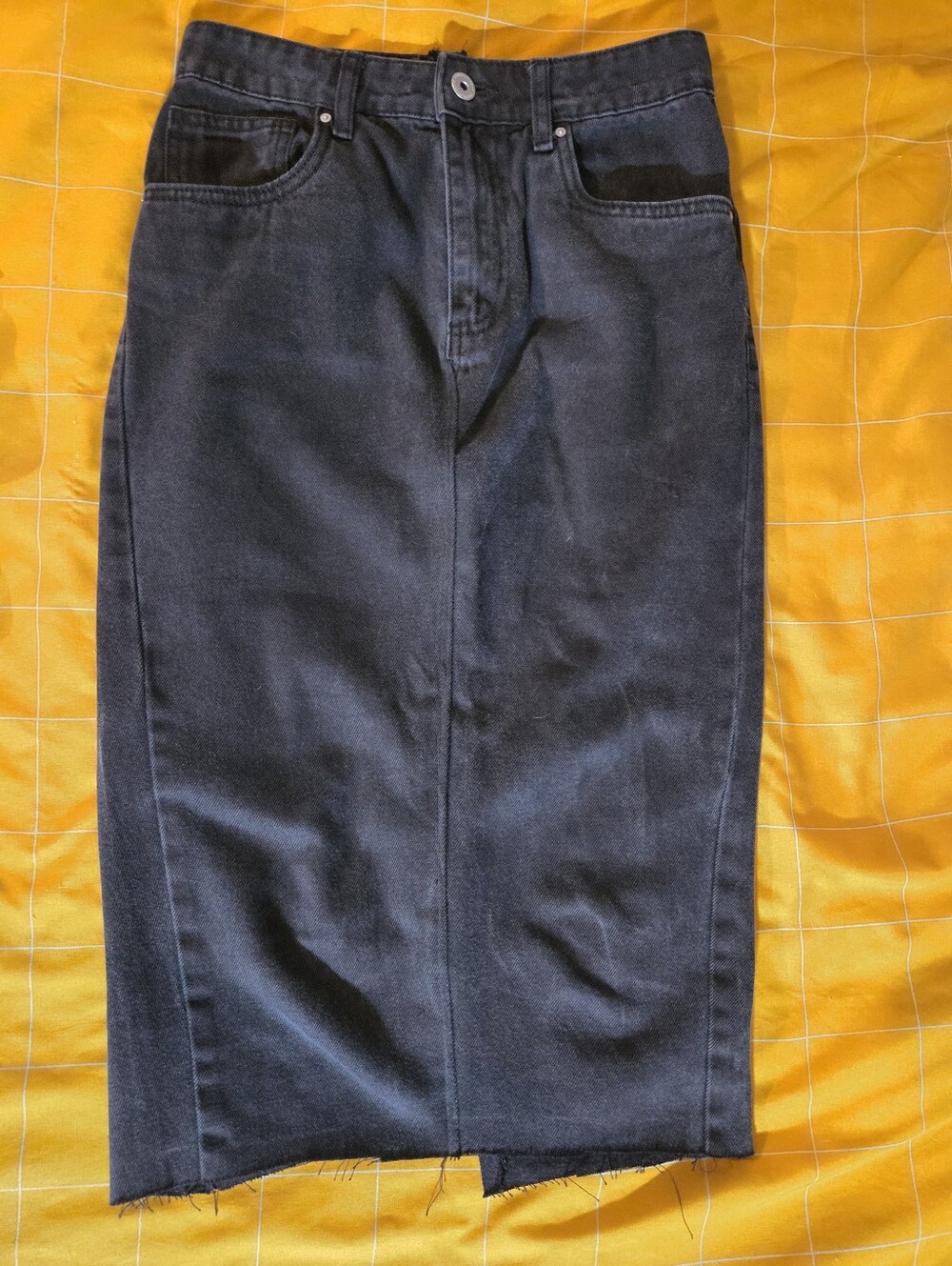 Denim Midi Skirt